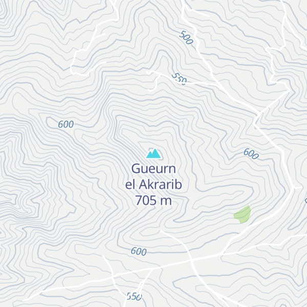 Map of Gueurn el Akrarib