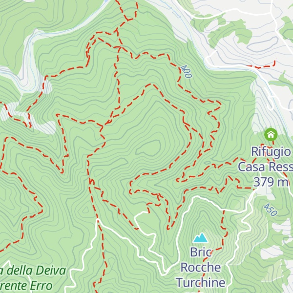 Map of Bric Soriazza
