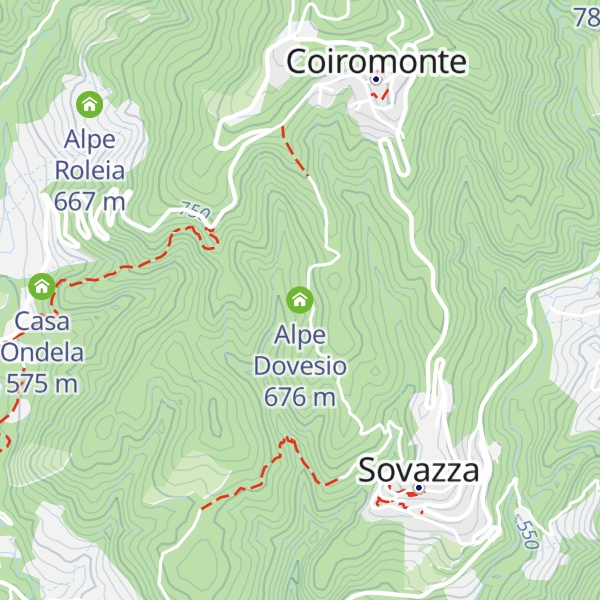 Map of Alpe Dovesio