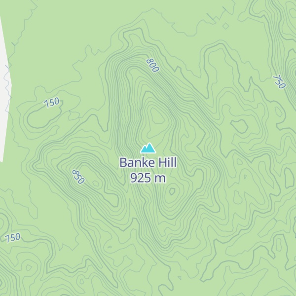 Map of Banke Hill