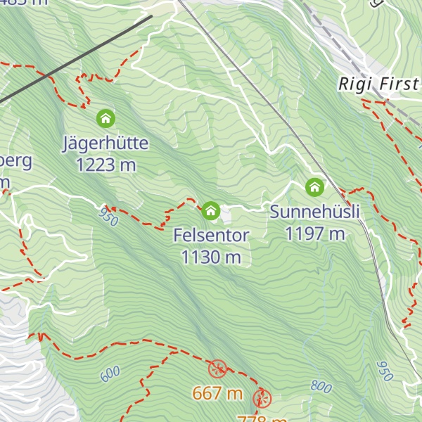 Map of Felsentor