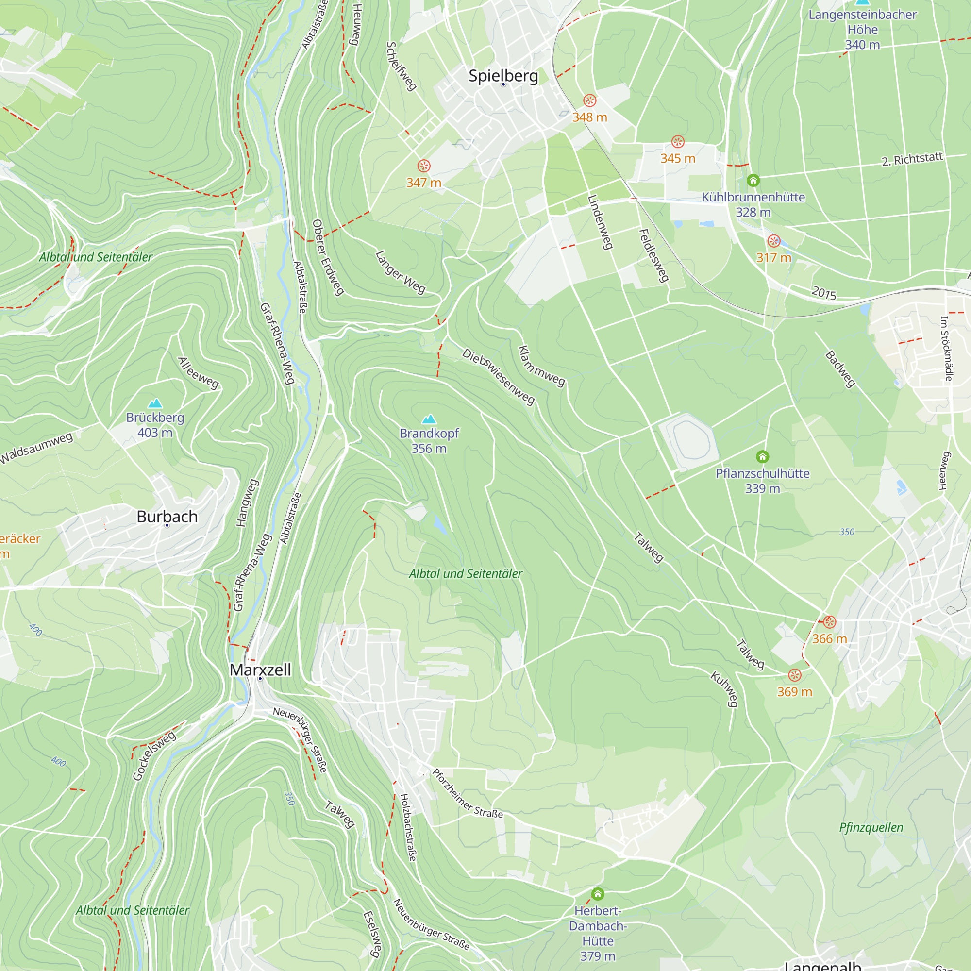 Hauhütte map