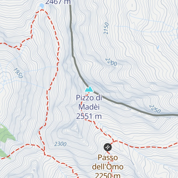 Map of Pizzo di Madèi