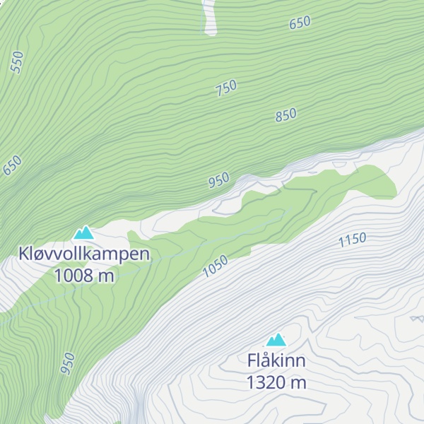 Map of Hestdalskampein