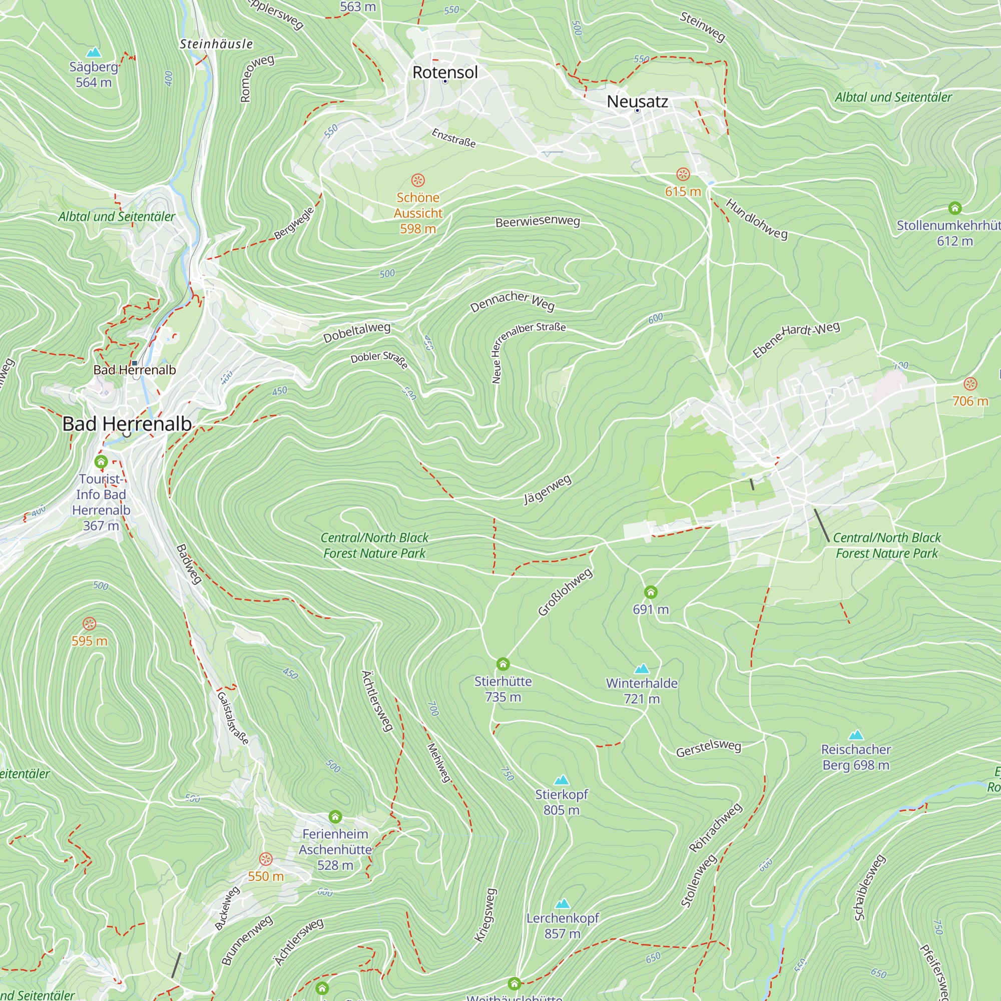 Brenntenwaldhütte map