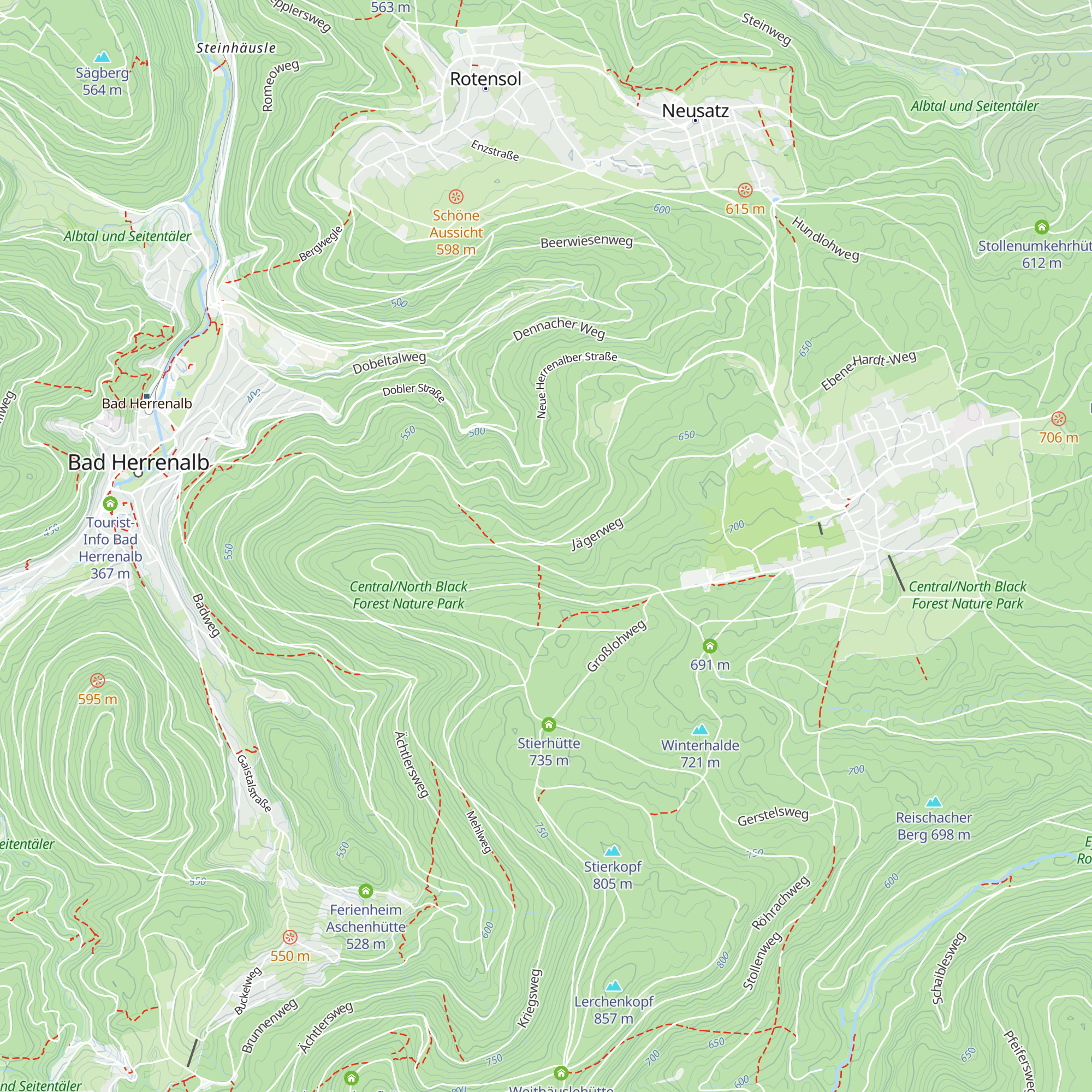 Brenntenwaldhütte map