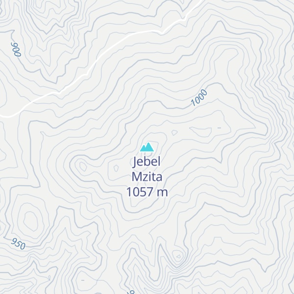 Map of Jebel Mzita