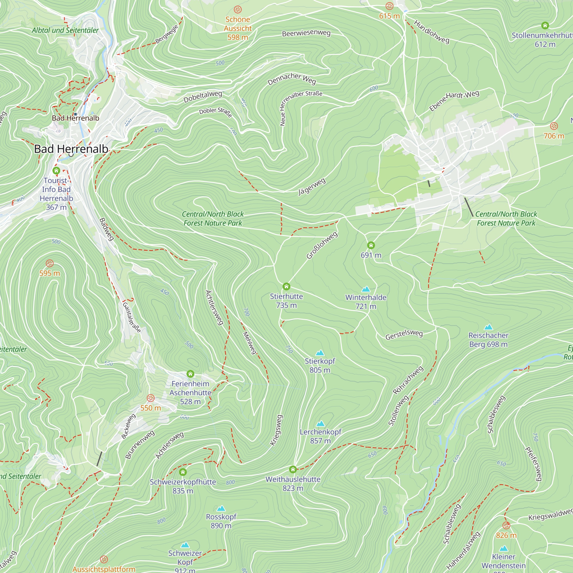 Stierhütte map