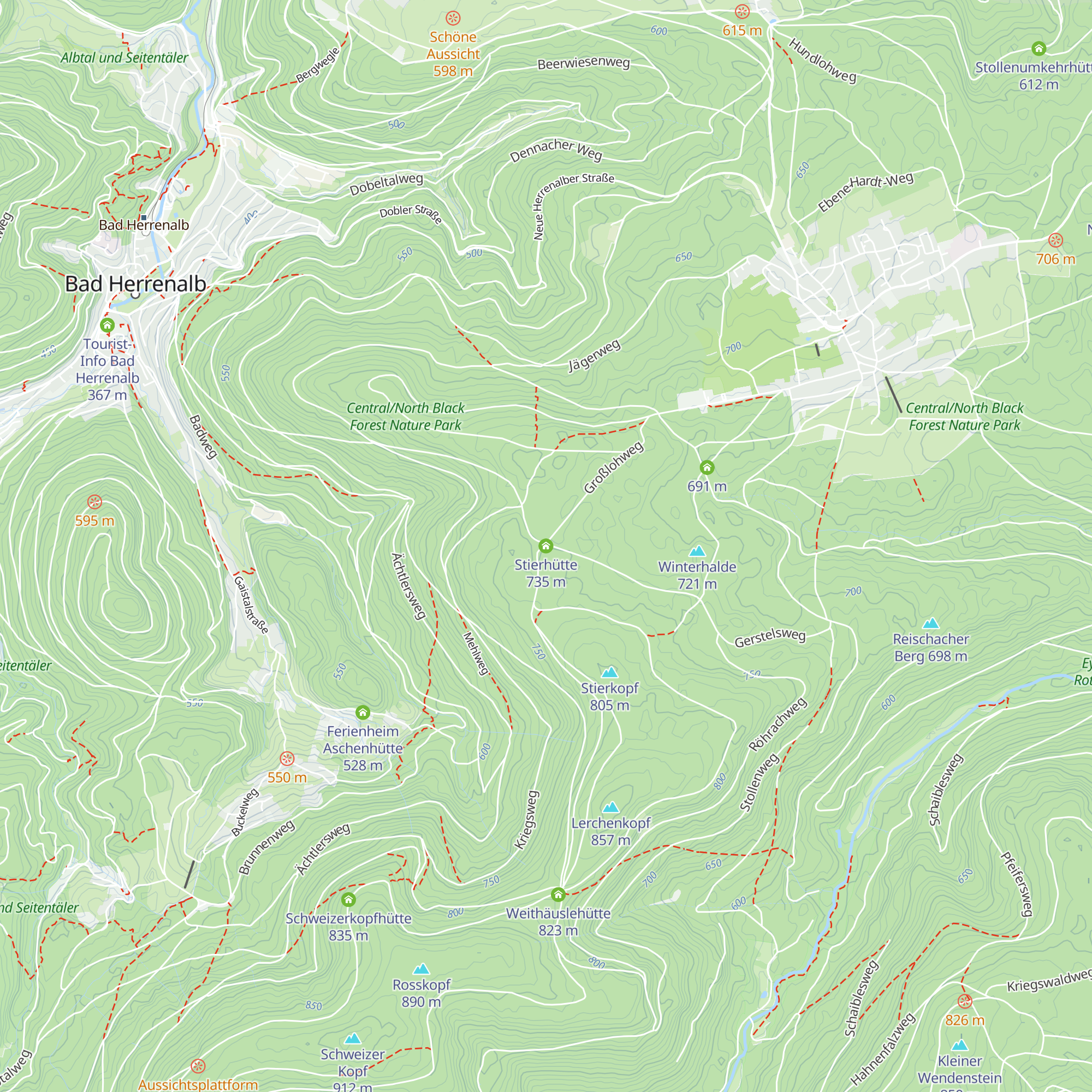 Stierhütte map