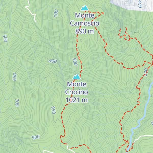Map of Monte Crocino