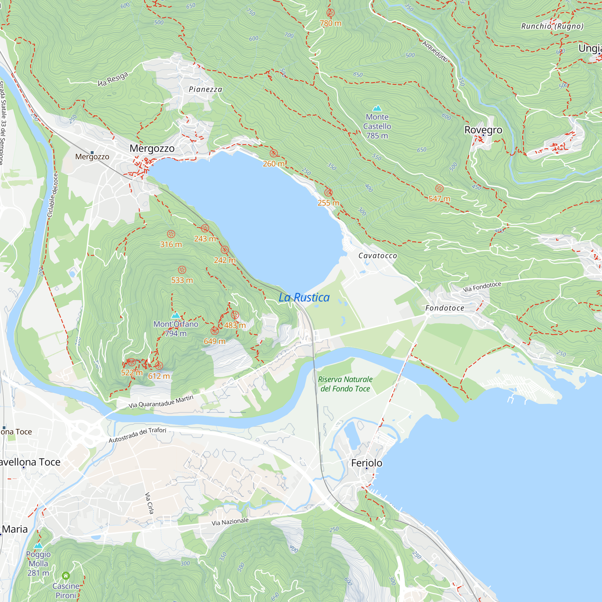 Beach Bar La Rustica map