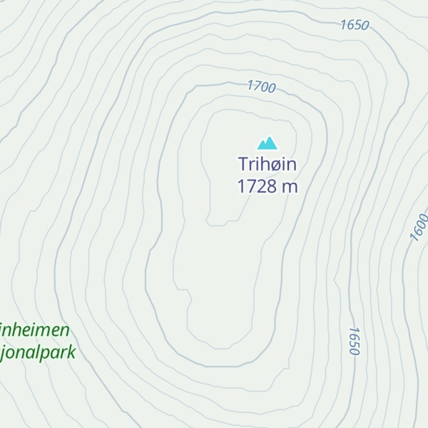 Map of Storhøi