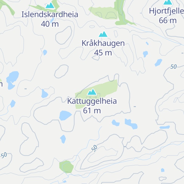 Map of Kattuggelheia