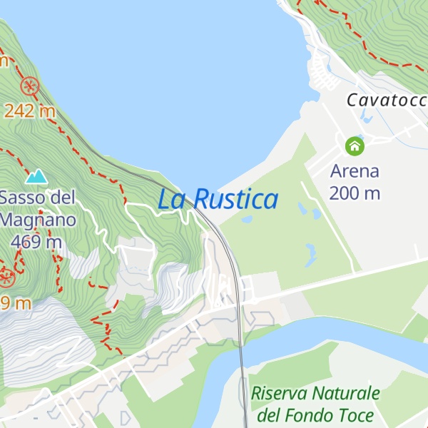 Map of Residence La Rustica