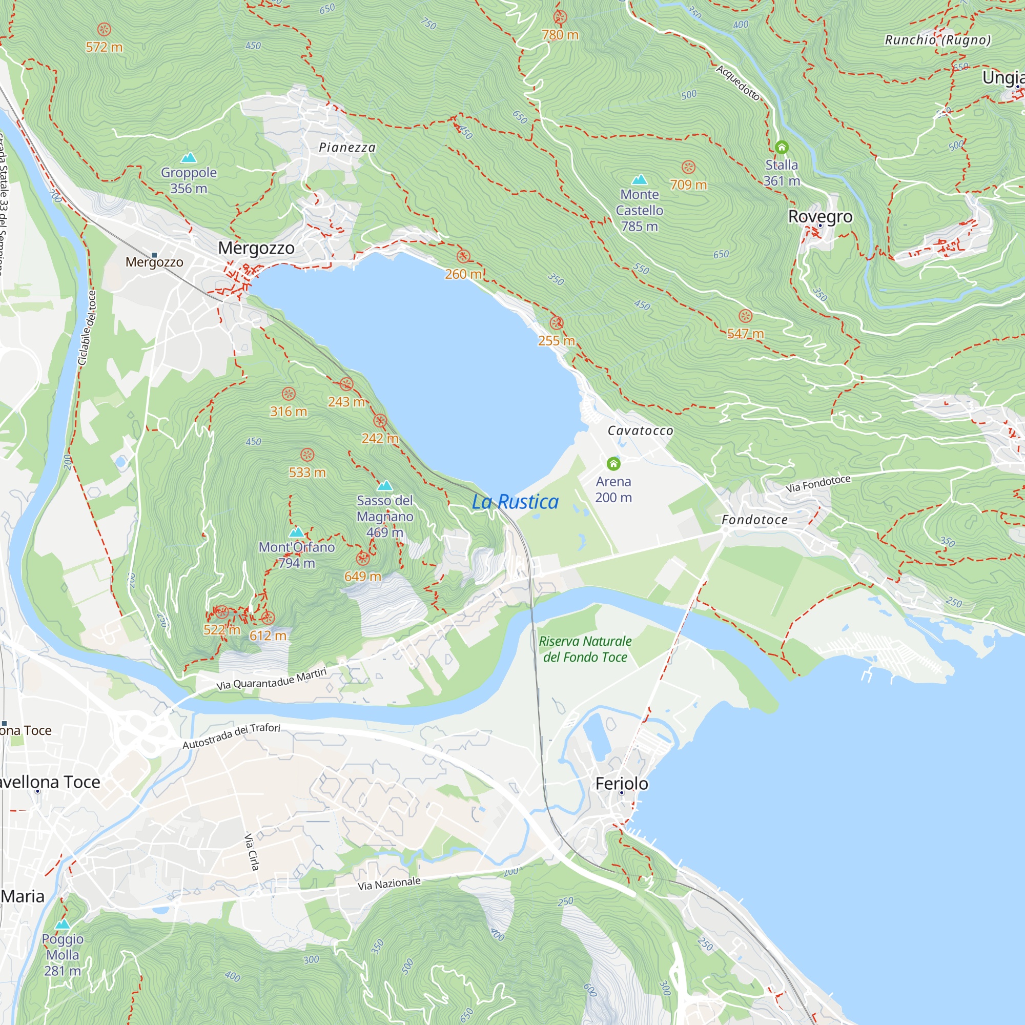Residence La Rustica map