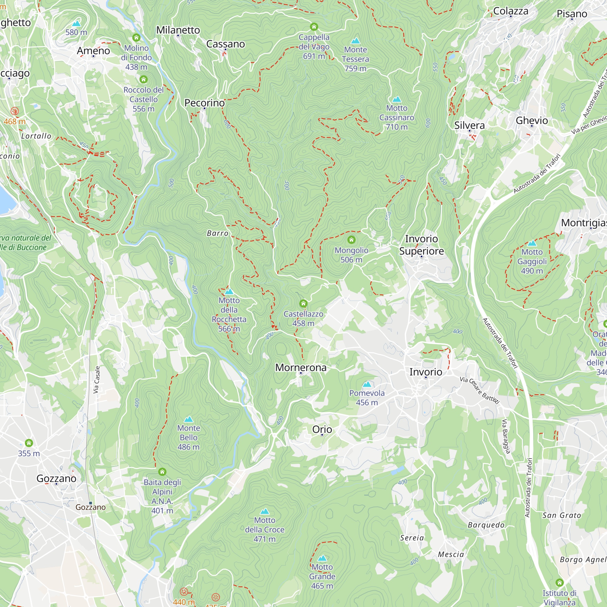Castellazzo map