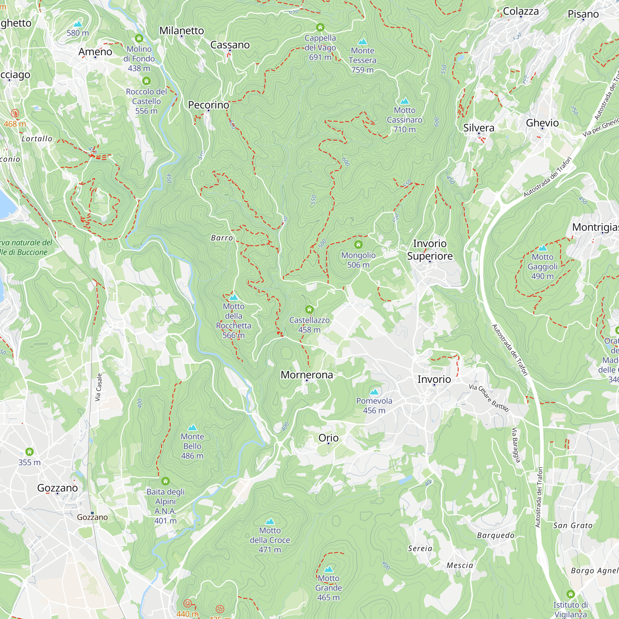 Castellazzo map