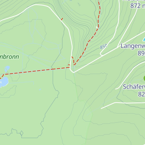 Map of Weißensteinhütte