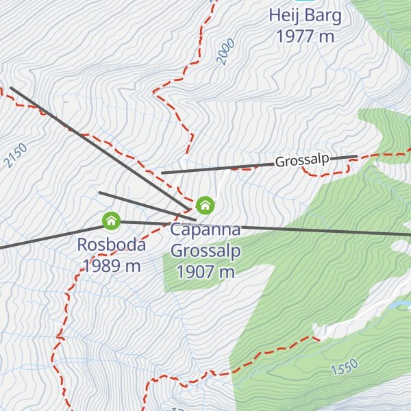 Map of Capanna Grossalp