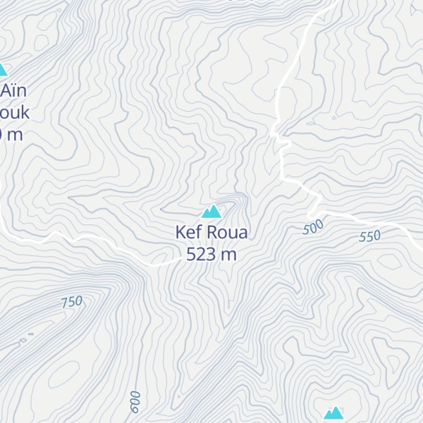 Map of Kef Roua