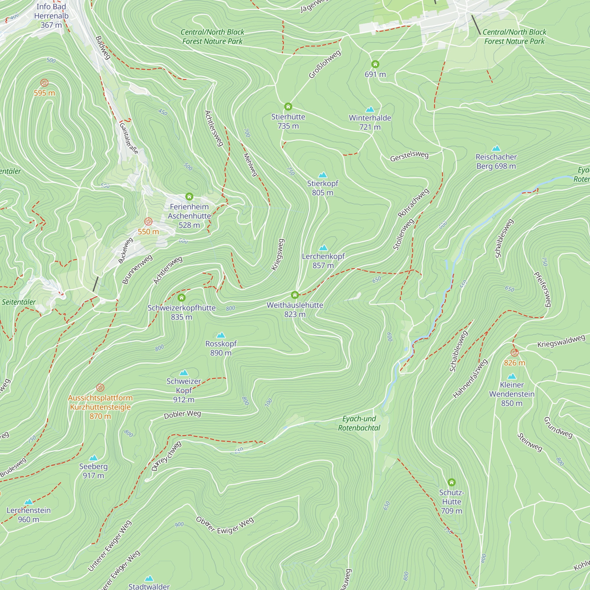 Weithäuslehütte map