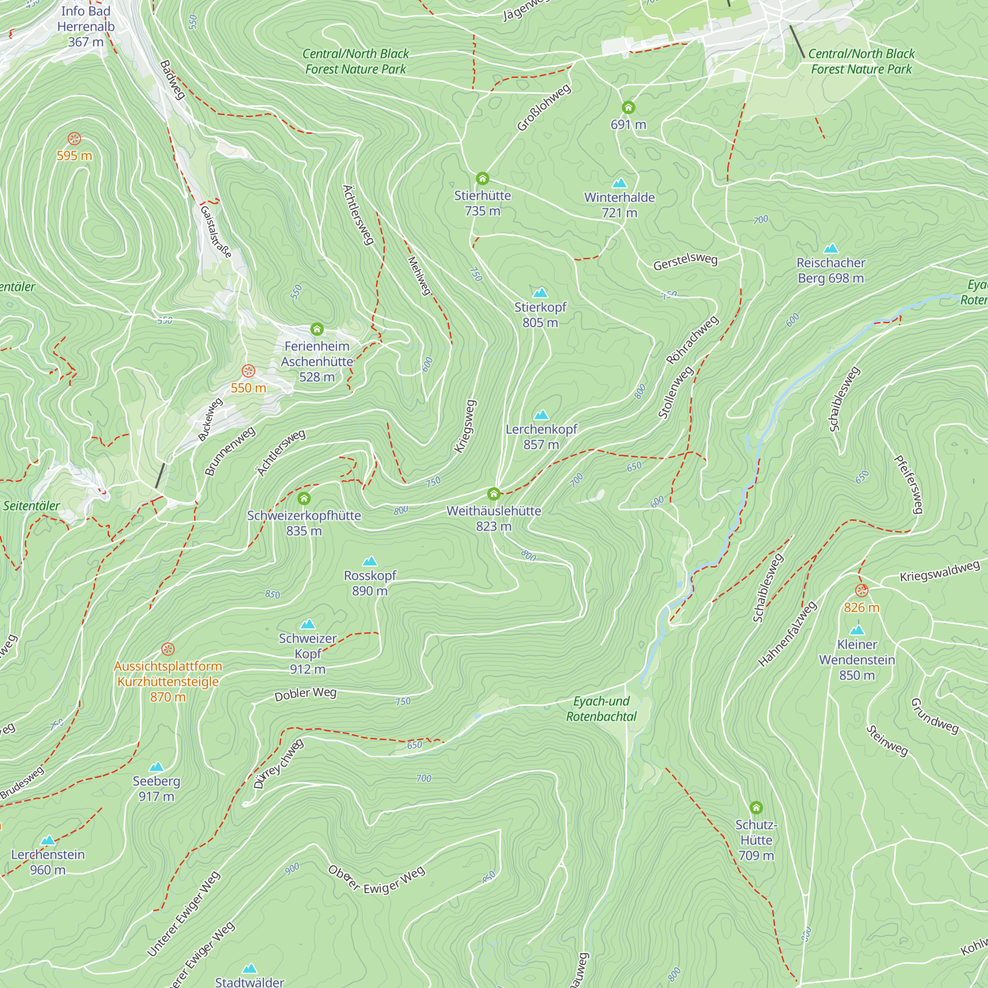 Weithäuslehütte map