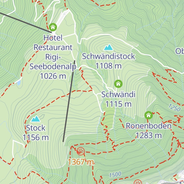 Map of Alpwirtschaft Holderen