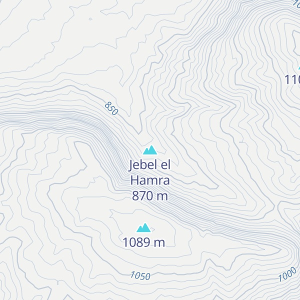 Map of Jebel el Hamra