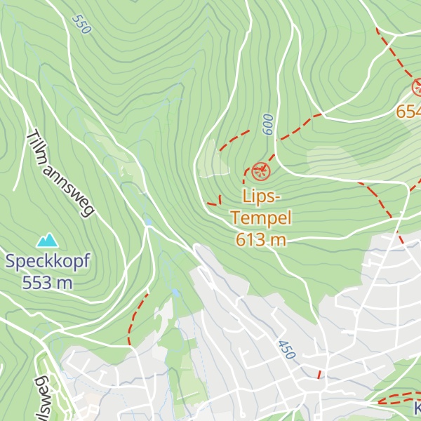 Map of Lions-Hütte