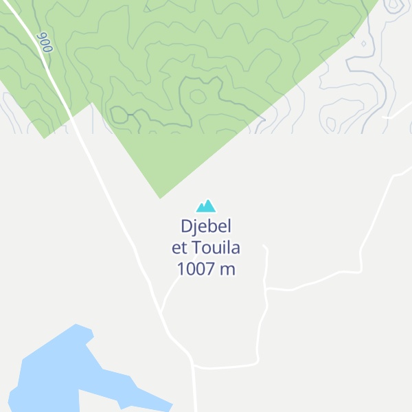 Map of Djebel et Touila