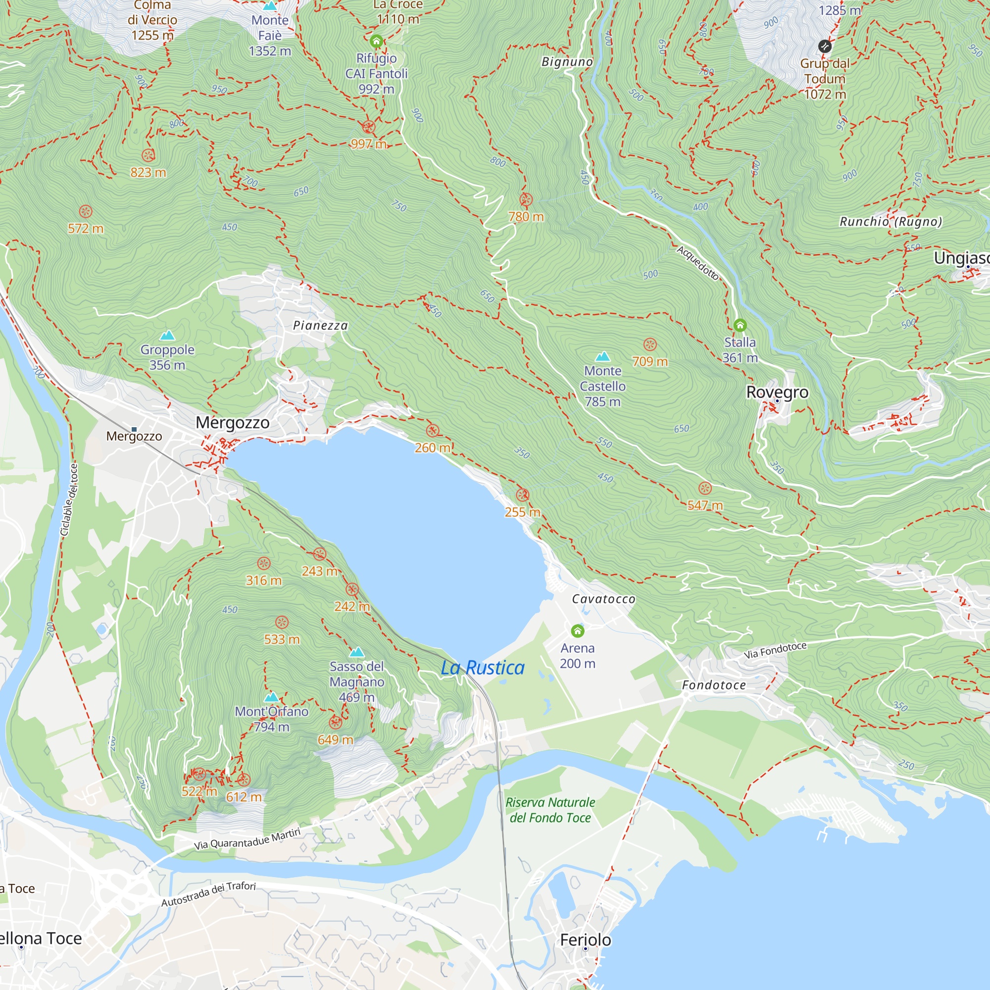 Ristorante Piccolo Lago map