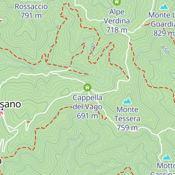 Map of Cappella del Vago