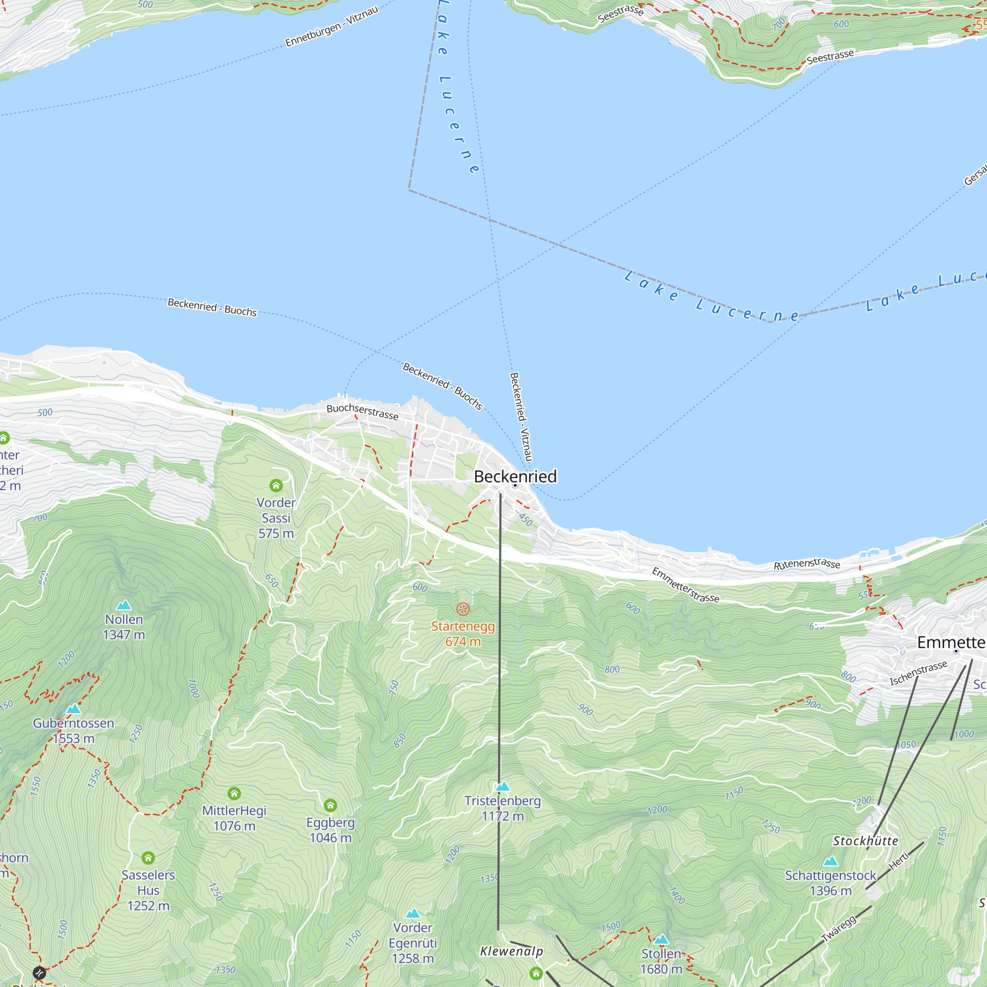 Pizzeria Klewen map