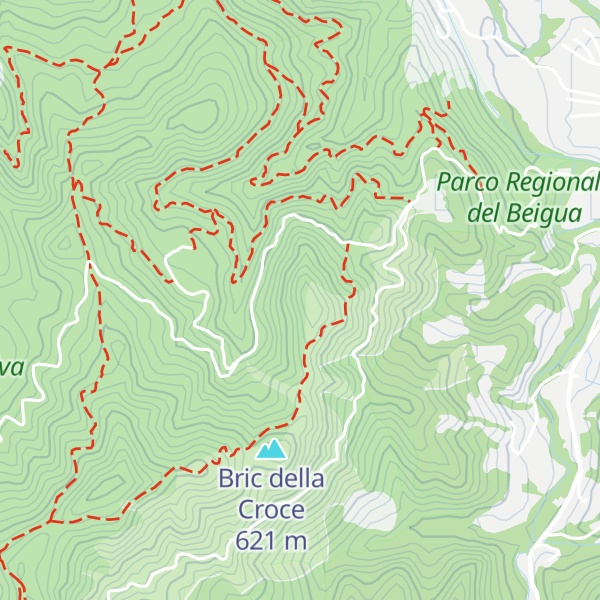 Map of Bric Rocche Turchine