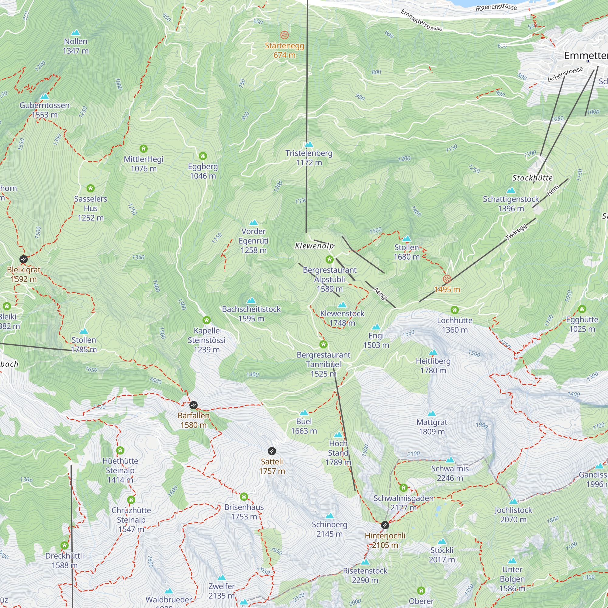 Naturfreundehaus Röthen map