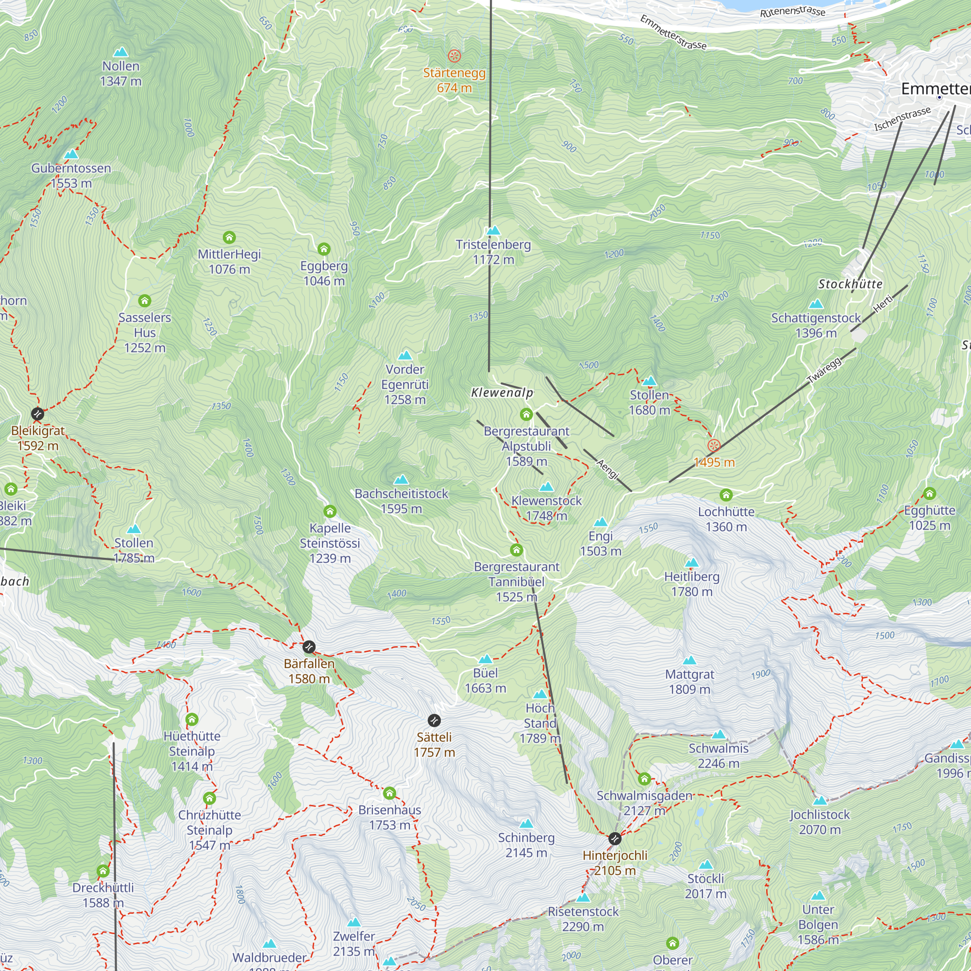 Naturfreundehaus Röthen map