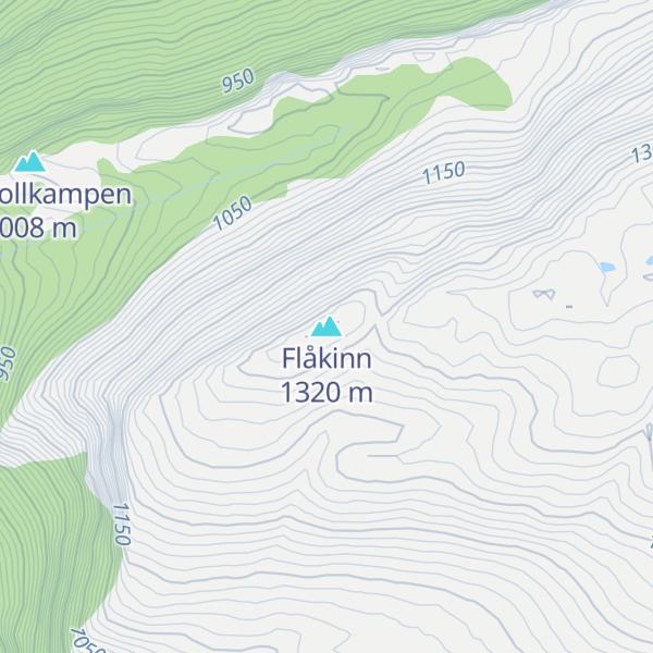 Map of Flåkinn