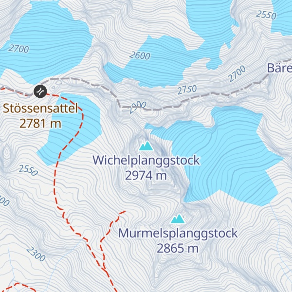 Map of Wichelplanggstock