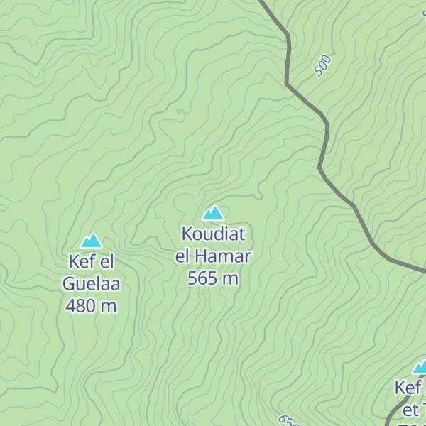 Map of Koudiat el Hamar