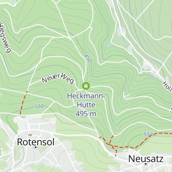 Map of Heckmann-Hütte