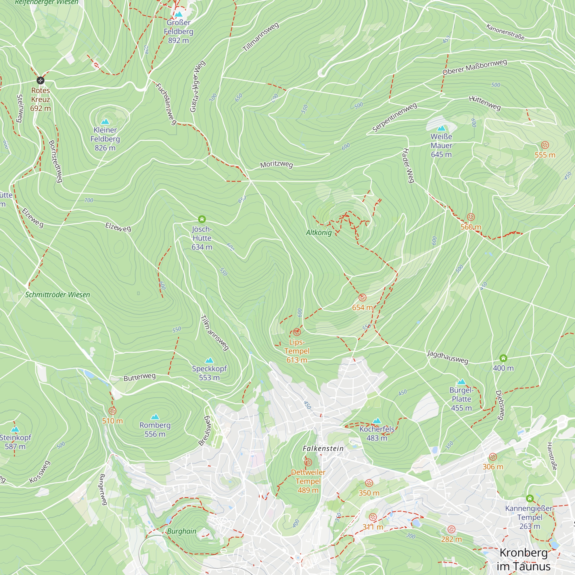 Falkensteiner Hütte map