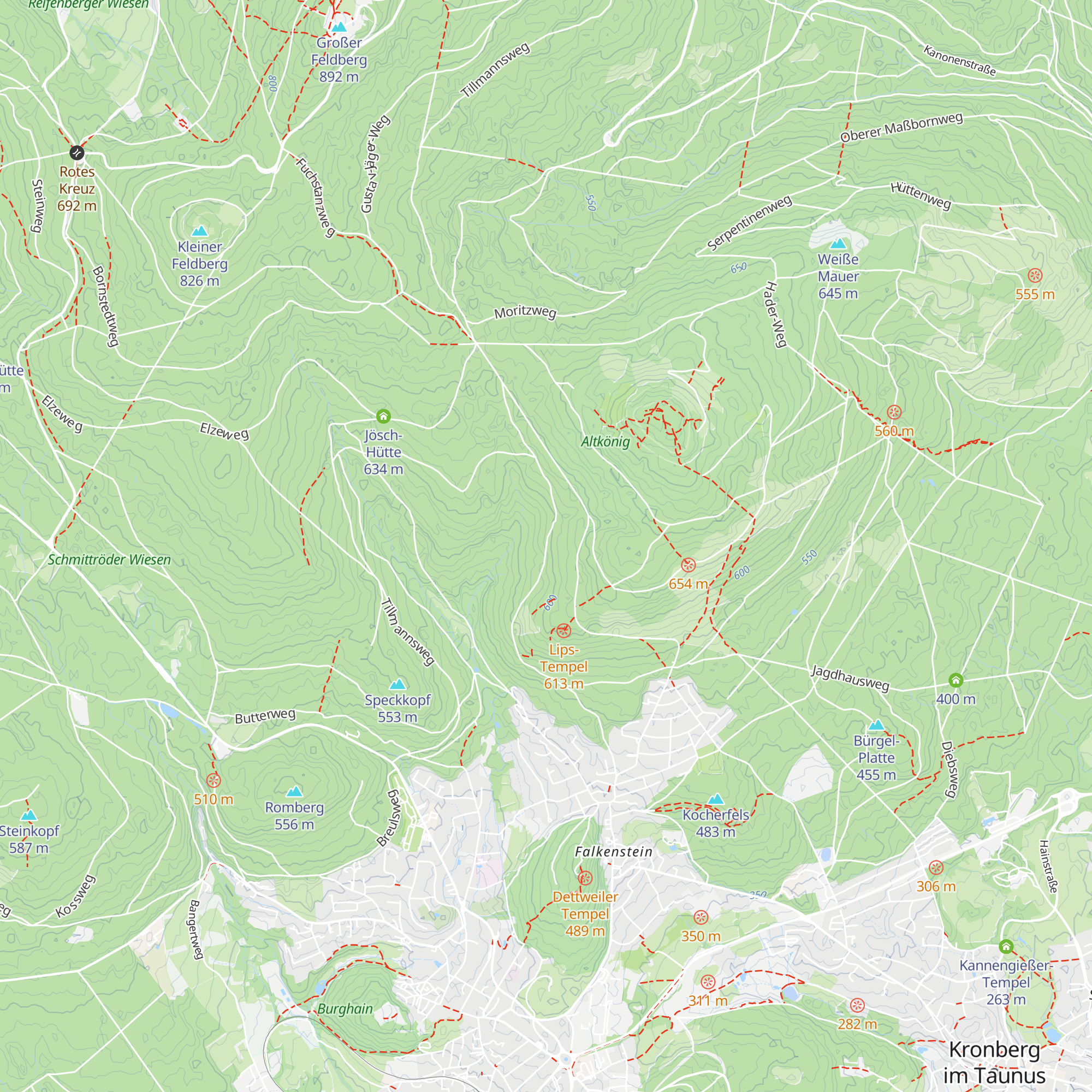 Falkensteiner Hütte map