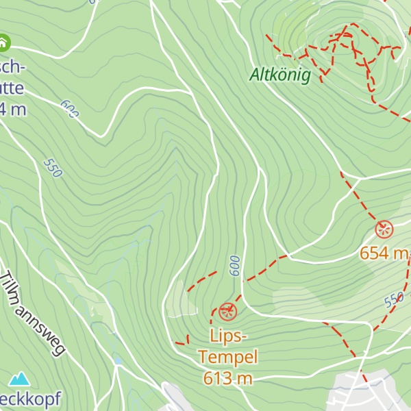 Map of Falkensteiner Hütte