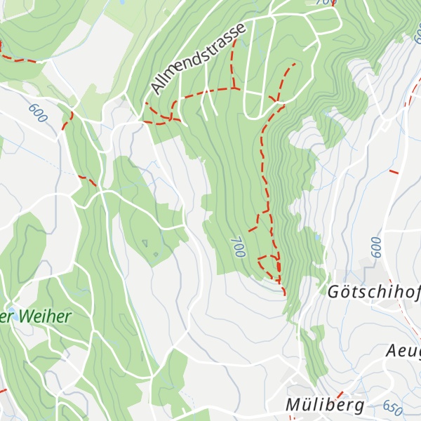 Map of Waldhütte Sennweid