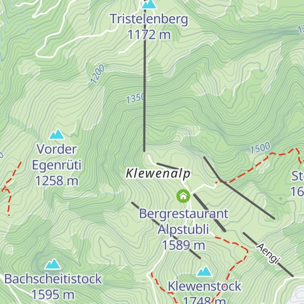 Map of Berggasthaus Klewenalp