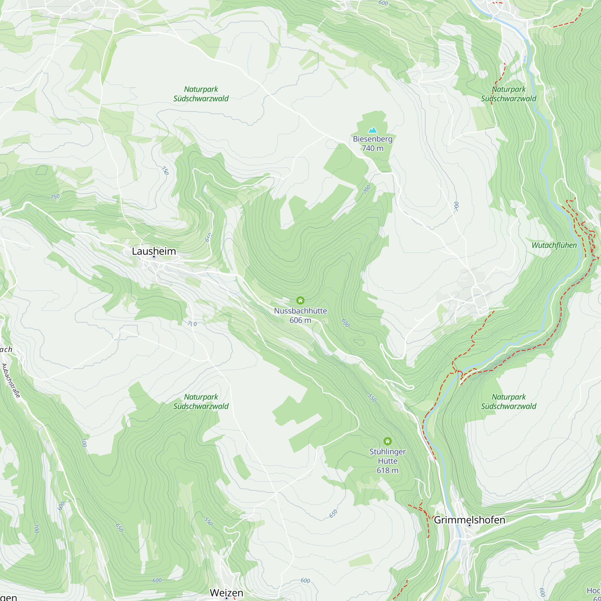 Nussbachhütte map