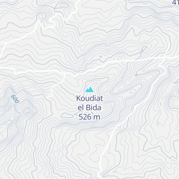 Map of Koudiat el Bida
