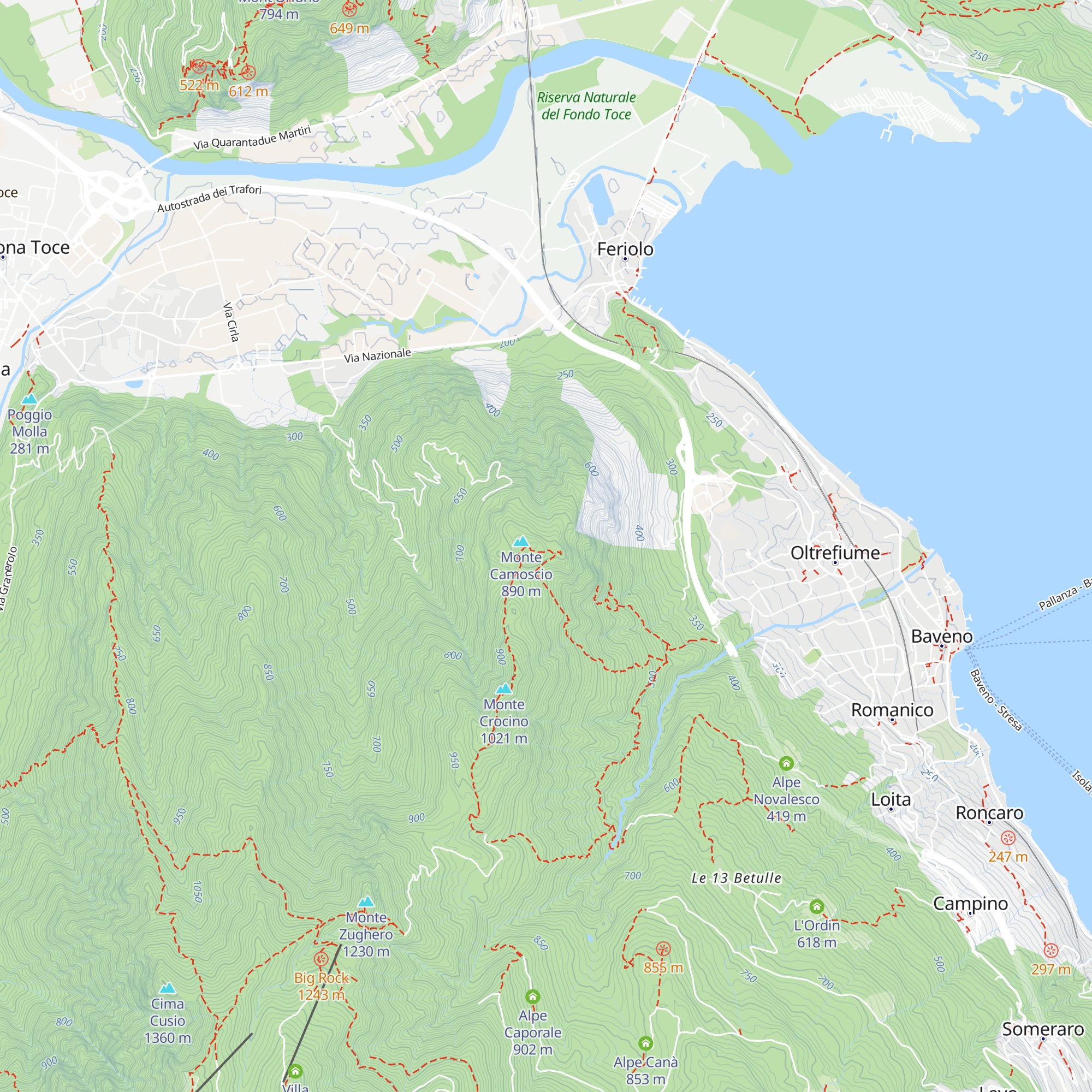Rifugio Papà Amilcare map