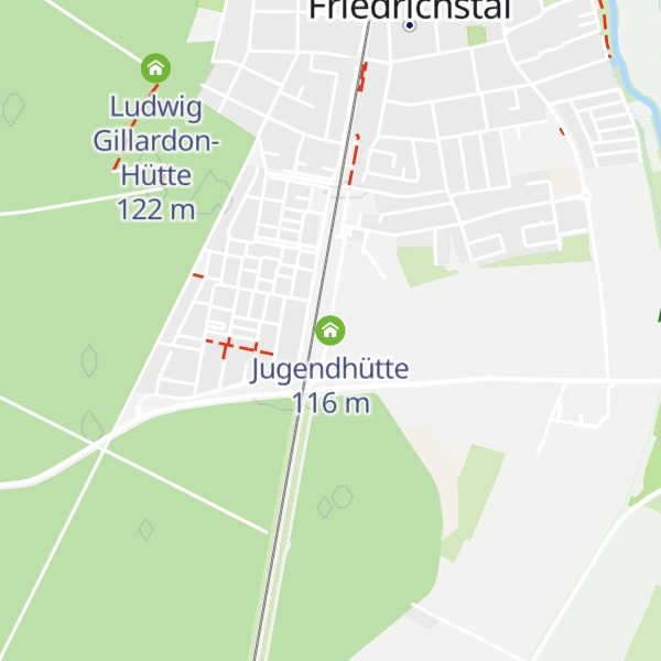 Map of Jugendhütte