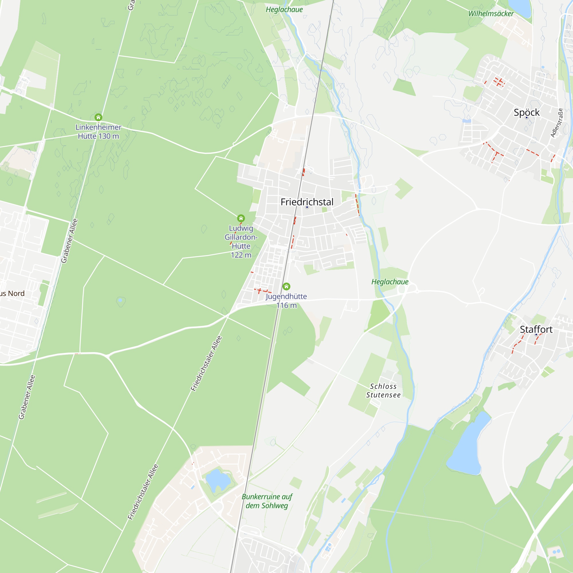 Jugendhütte map